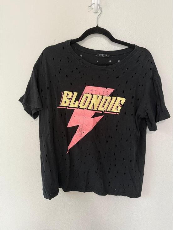 Zutter Tops - Zutter brand Blondie distressed t shirt size medium